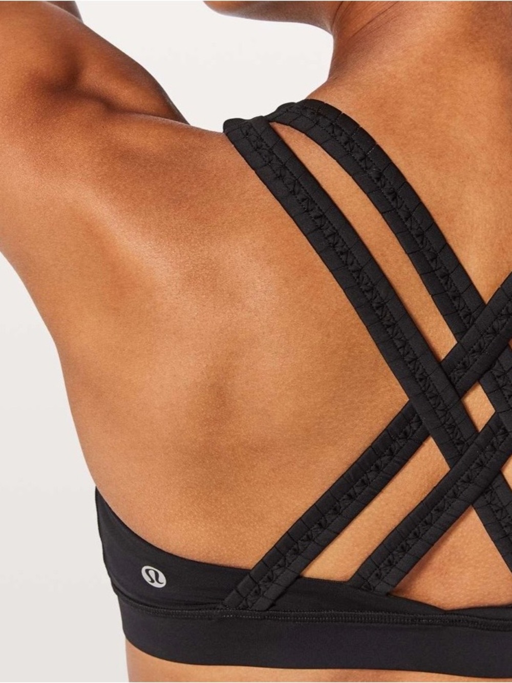 Lululemon energy bra braided size 6 black